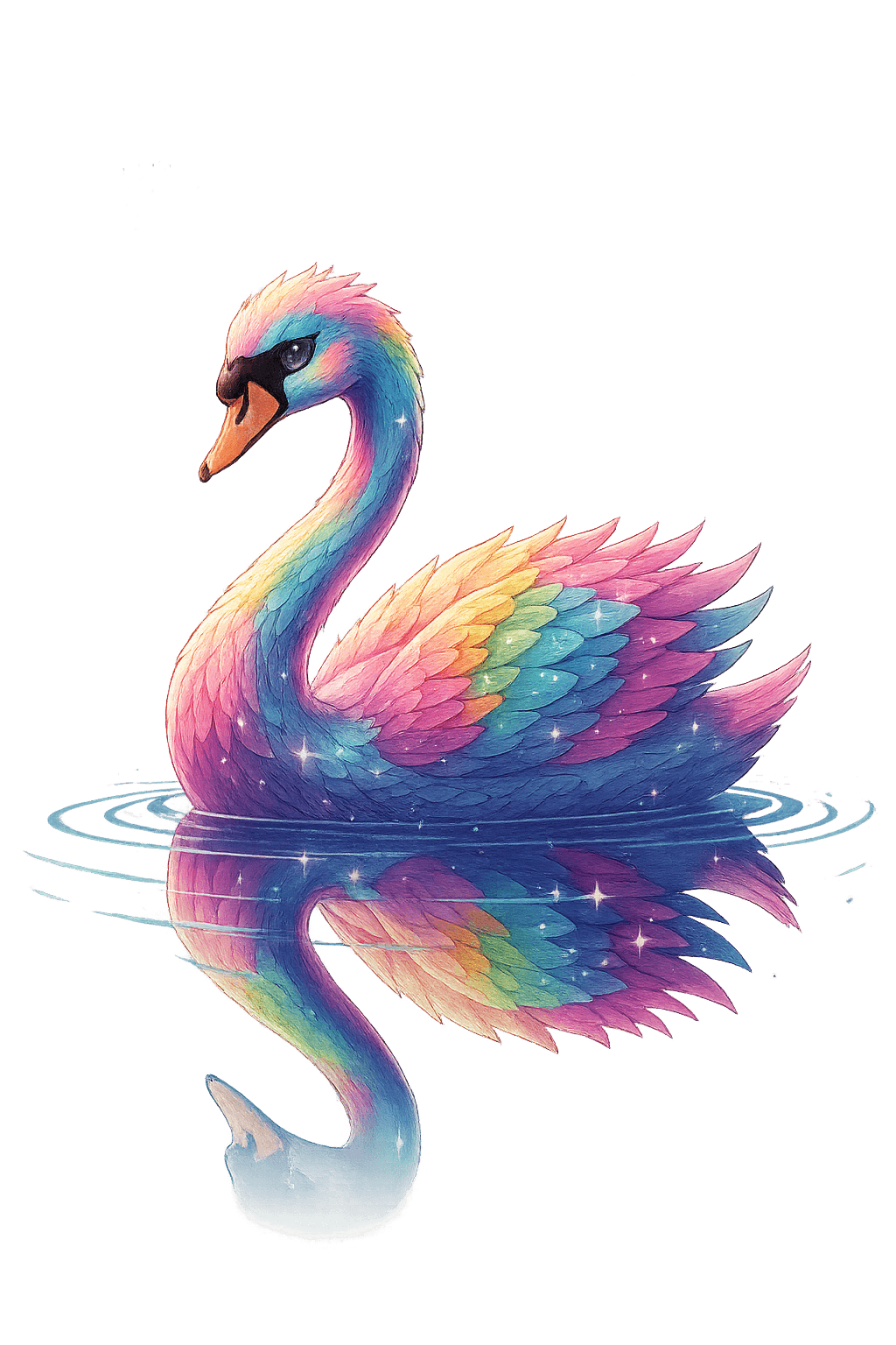 ロマンチスト - 虹色の羽を持つ白鳥