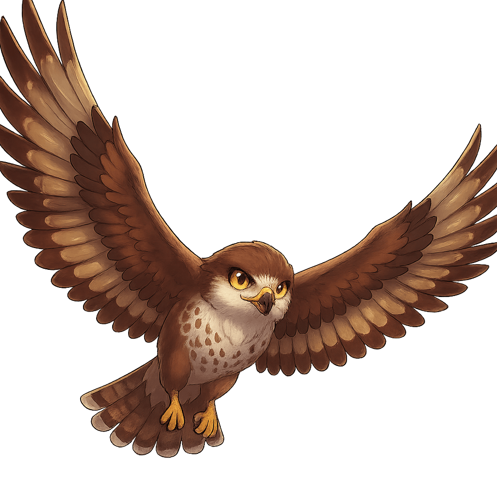 冒険的恋人 - 黄金の瞳を持つ鷹