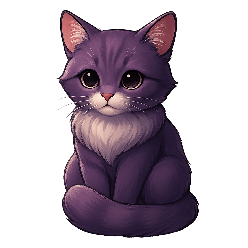 控えめな恋人 - ベルベットの毛並みのネコ